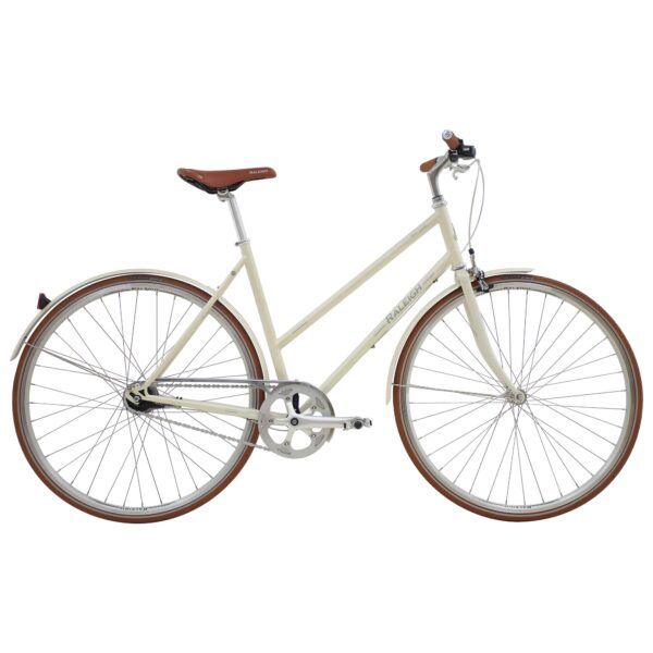 Raleigh Kent Dame Matt Creme 7 indvendige shimano Gear – City Bike