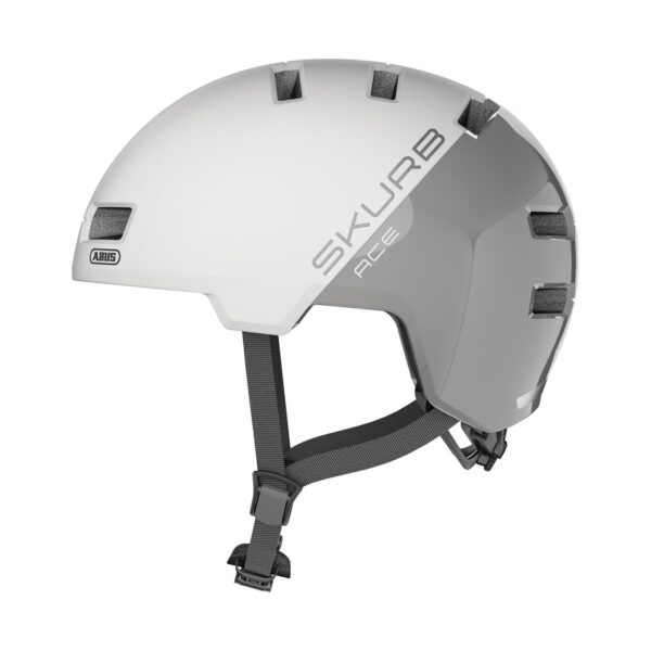 Abus Skurb ACE Silver White