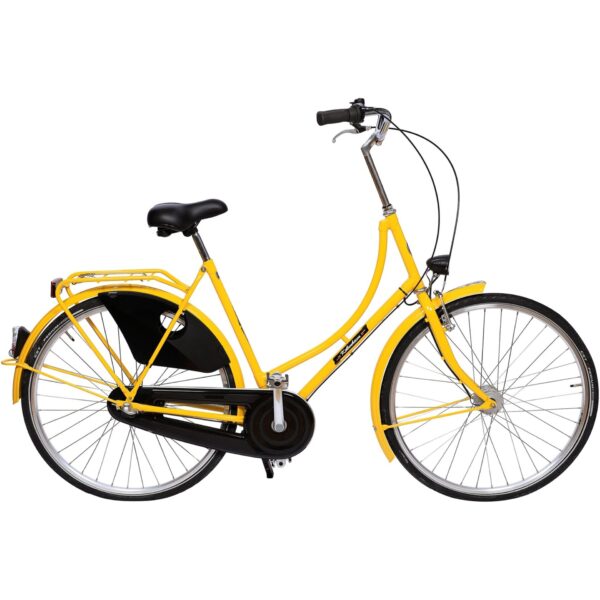 København Damecykel 3 Gear dynamolys for/bag Gul