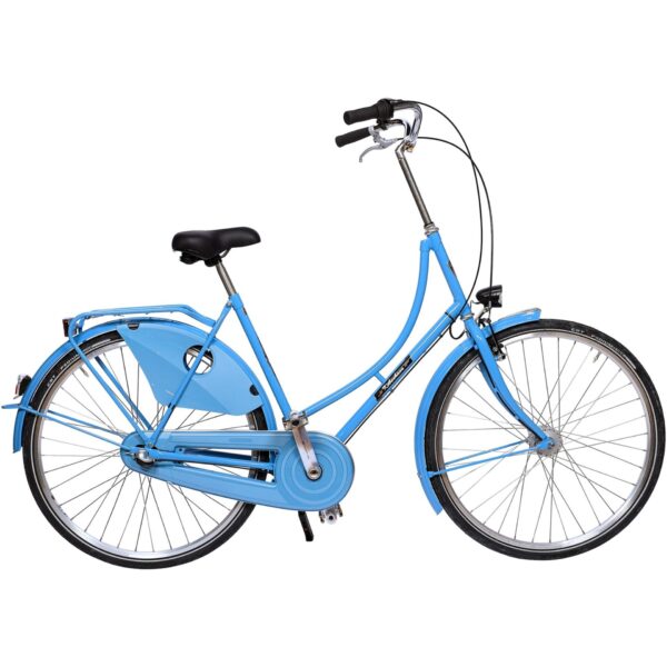 København Damecykel 3 Gear dynamolys for/bag Lys Blå