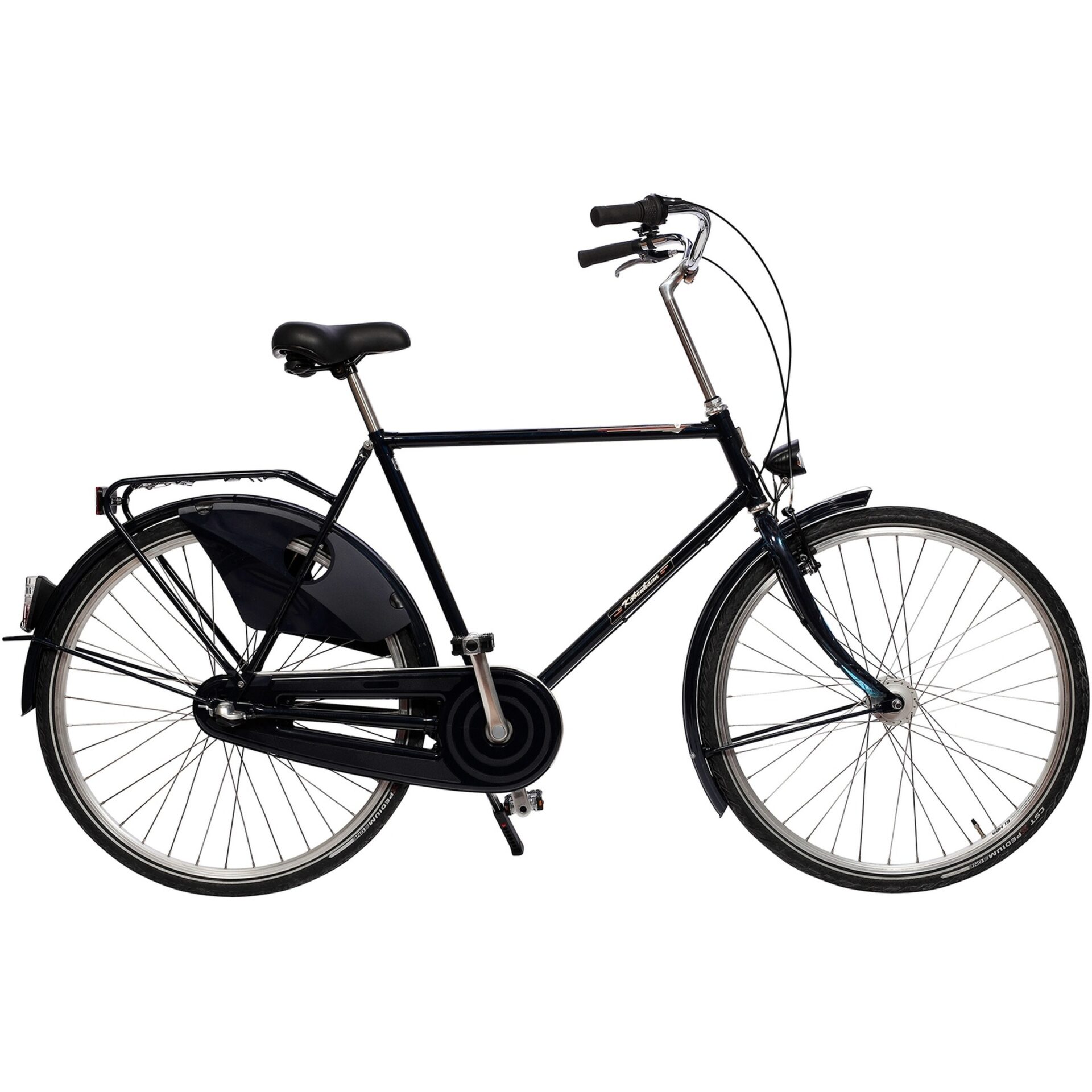 København Herrecykel 3 Gear dynamolys for/bag Mørk Blå