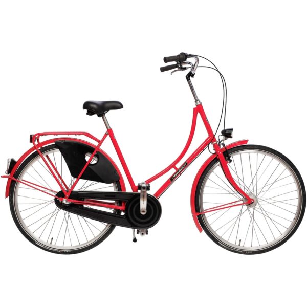 København Damecykel 3 Gear dynamolys for/bag Rød