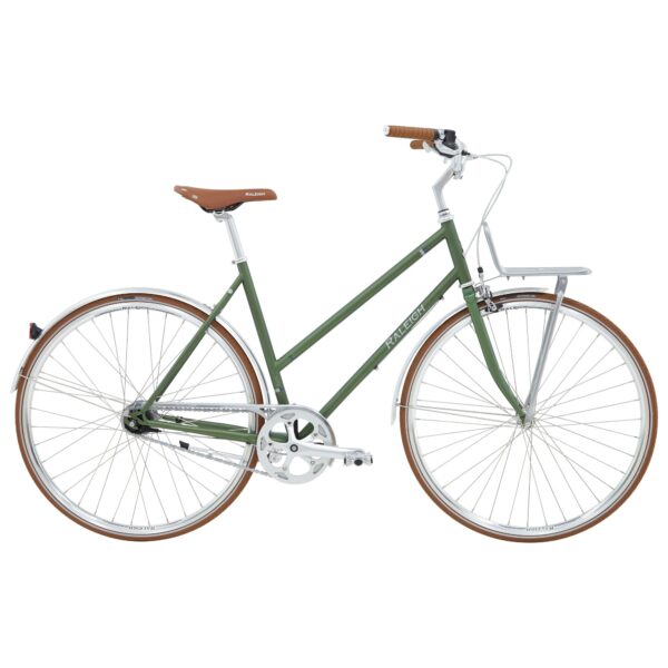 Raleigh Yate Cargo Dame 56 cm – 7 Gear Nexus – Fodbremse – Mat Grøn