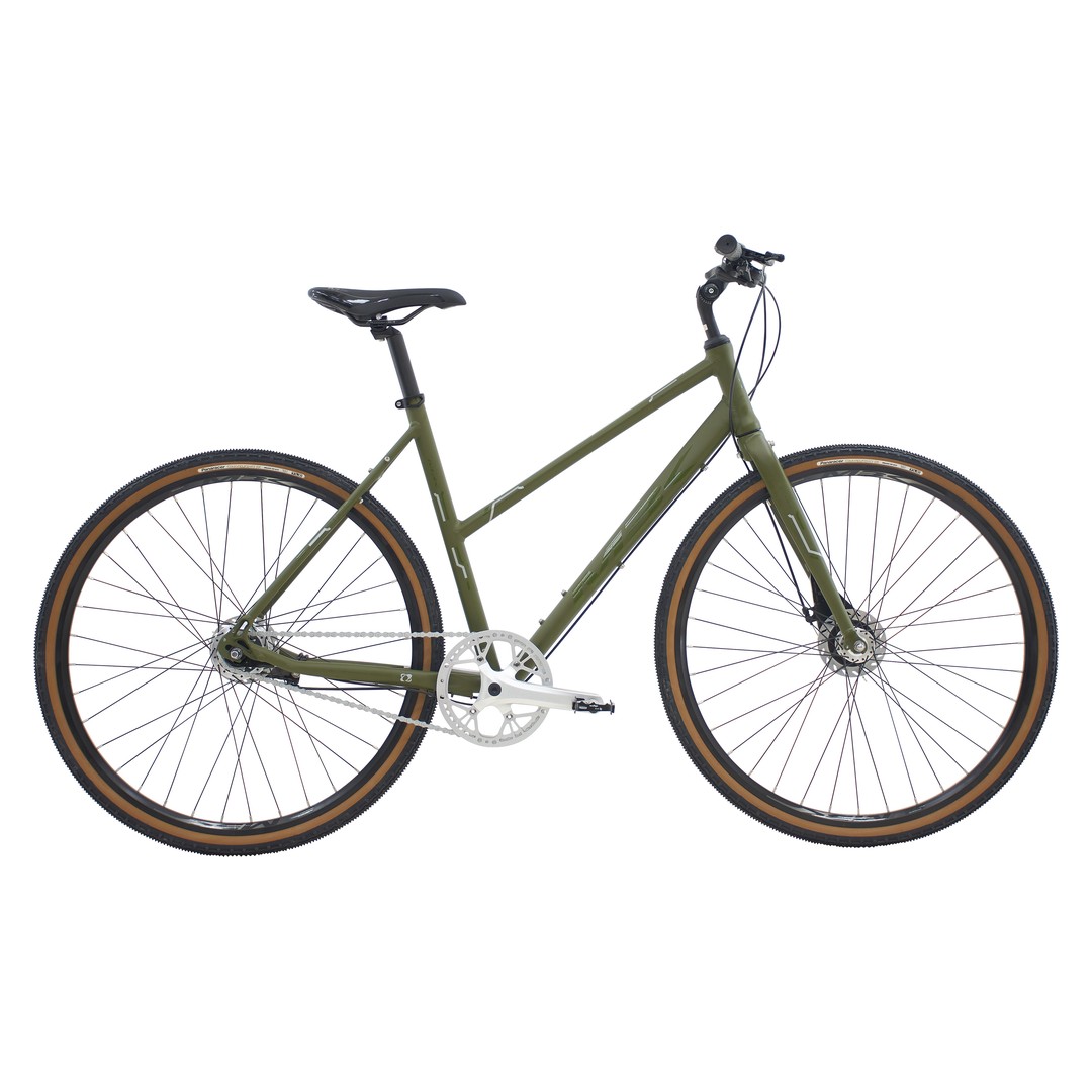 MBK Octane Gravel Urban Dame 7 Gear Shimano Nexus mat grøn