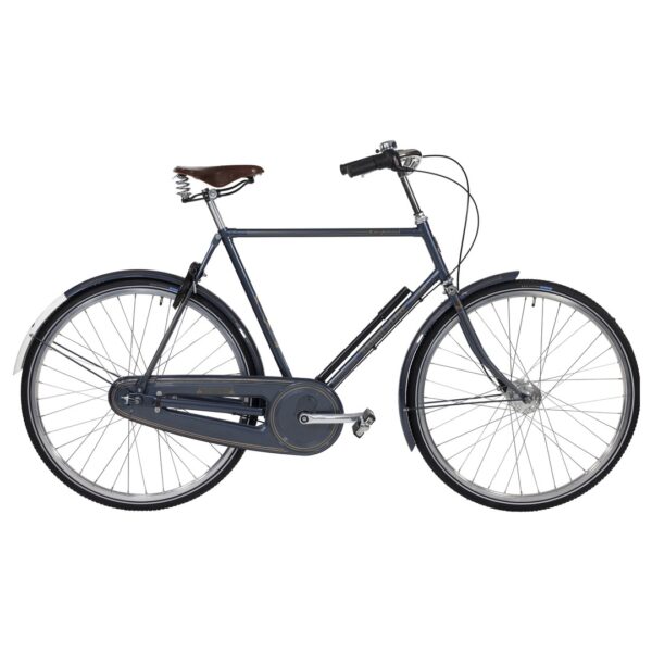 Raleigh Tourist de Luxe Herre 7 Gear blågrå m. guld/Rød