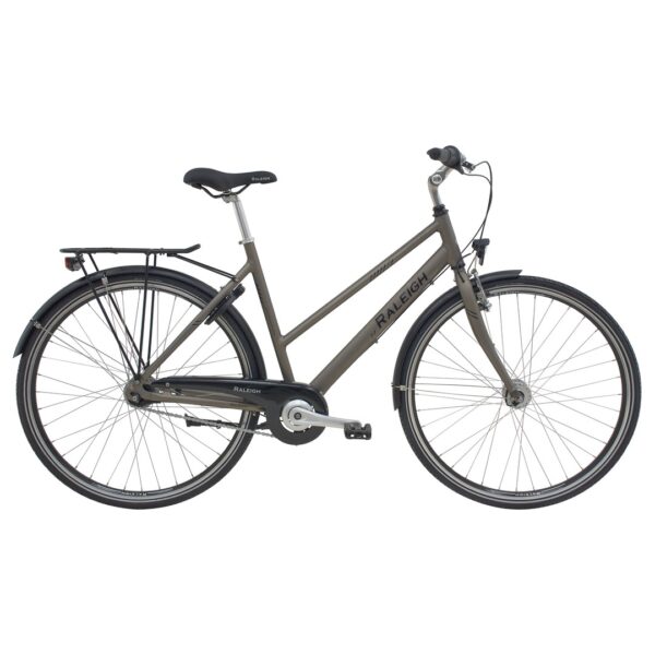 Raleigh Sprite Alu Dame 7 Gear Mat mørk Grå