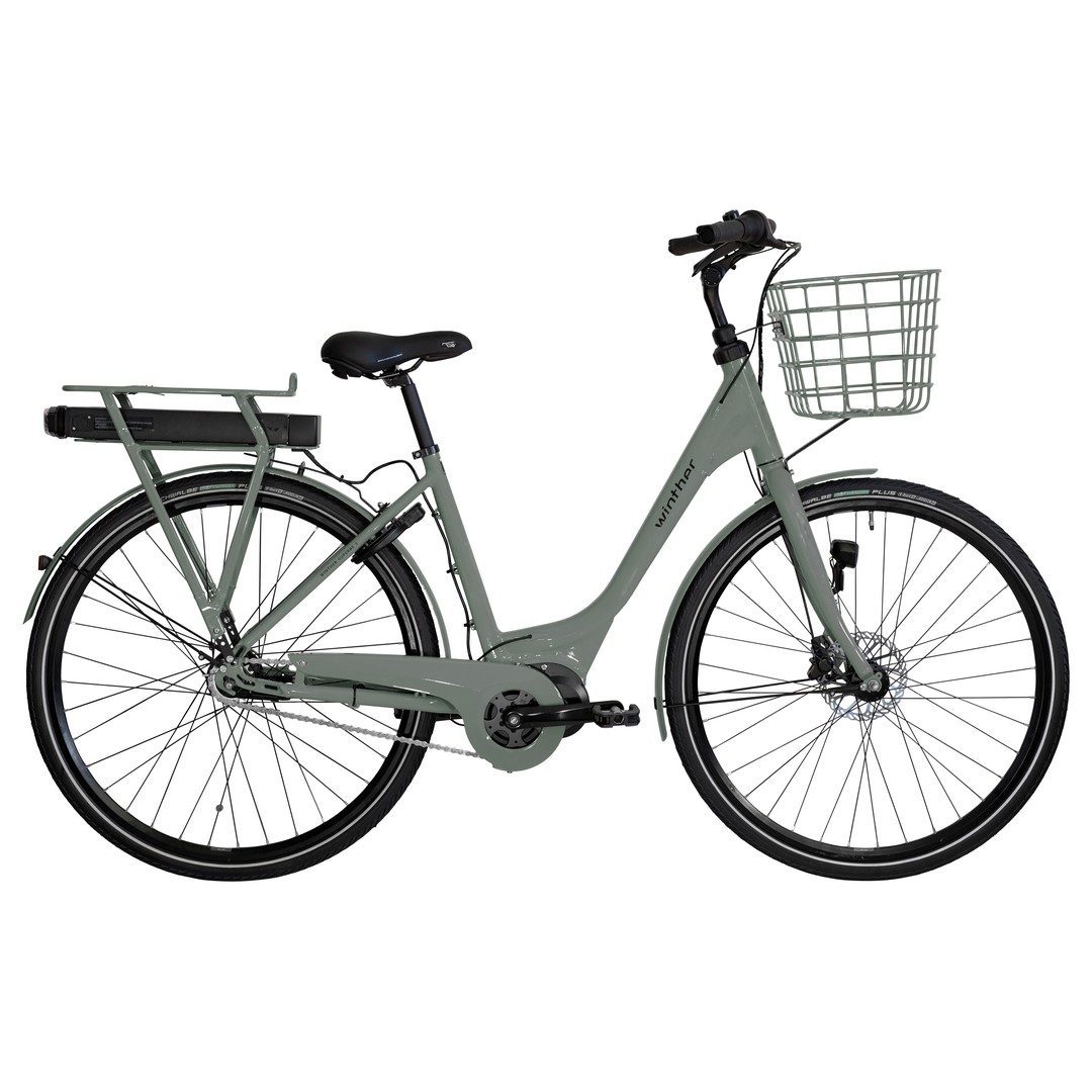Winther Superbe 2 Dame 7 Gear Shimano Nexus grågrøn