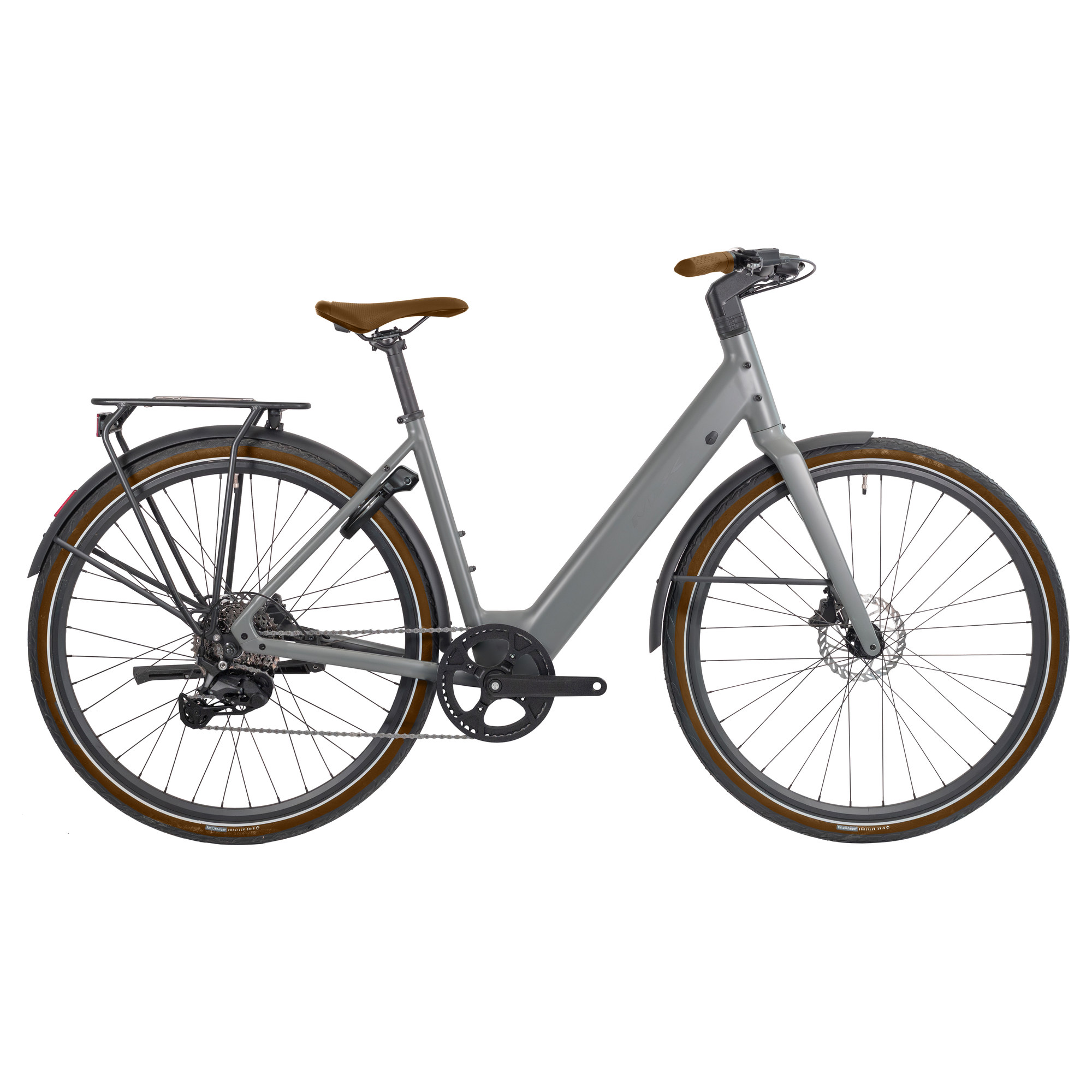 MBK Aura Unisex 9 Gear AlivioCues mat grå inkl. batt.