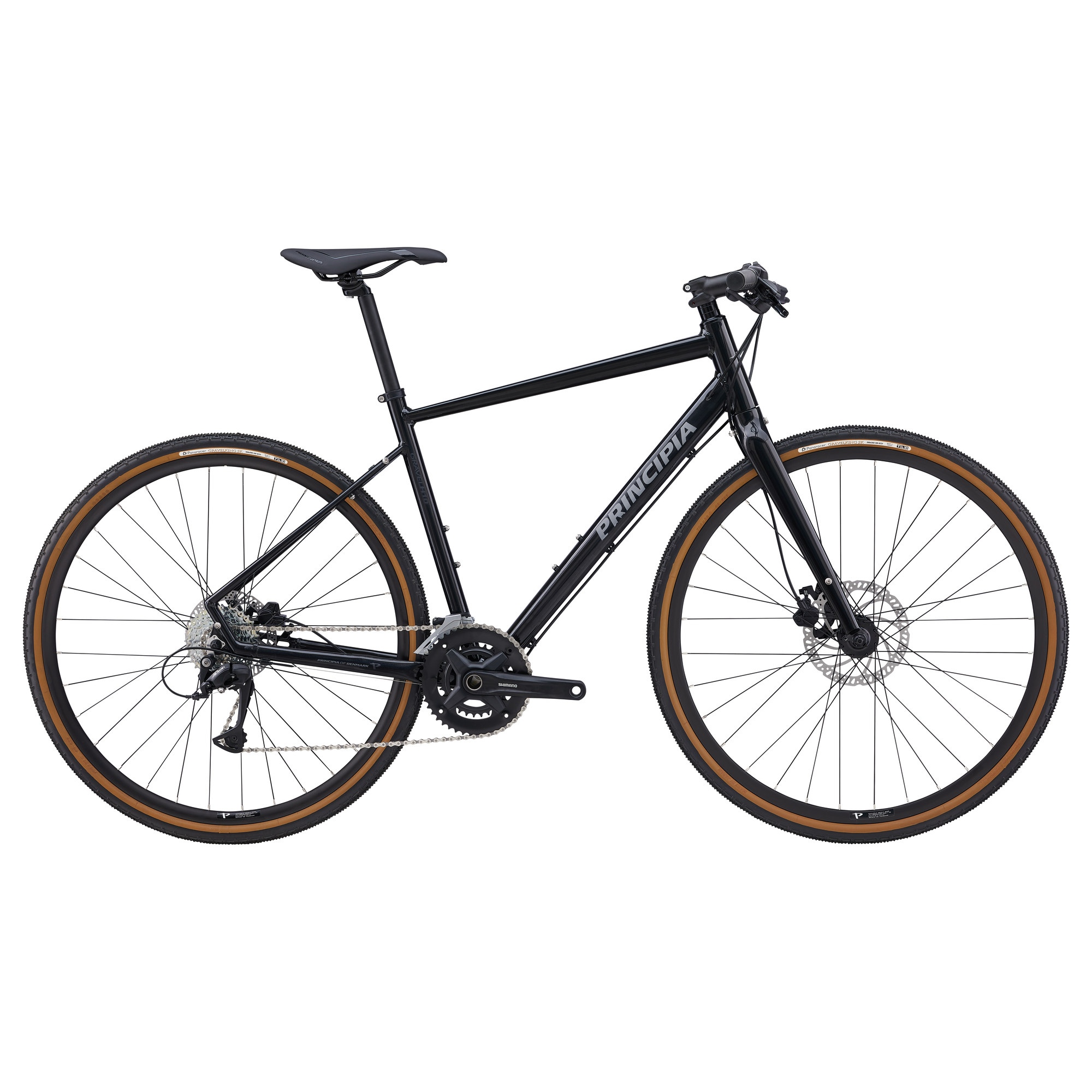 Principia Gravel H10 Unisex 18 Gear Shimano Acera blank sort