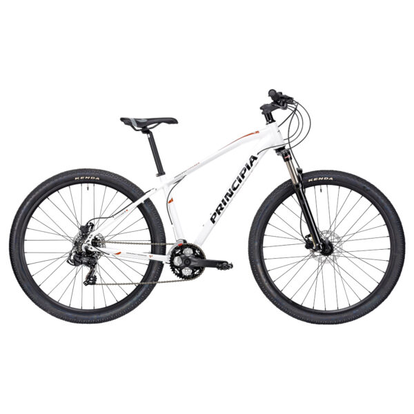 Principia MTB A2.9 Tourney 3x7sp Susp. hvid m. sort
