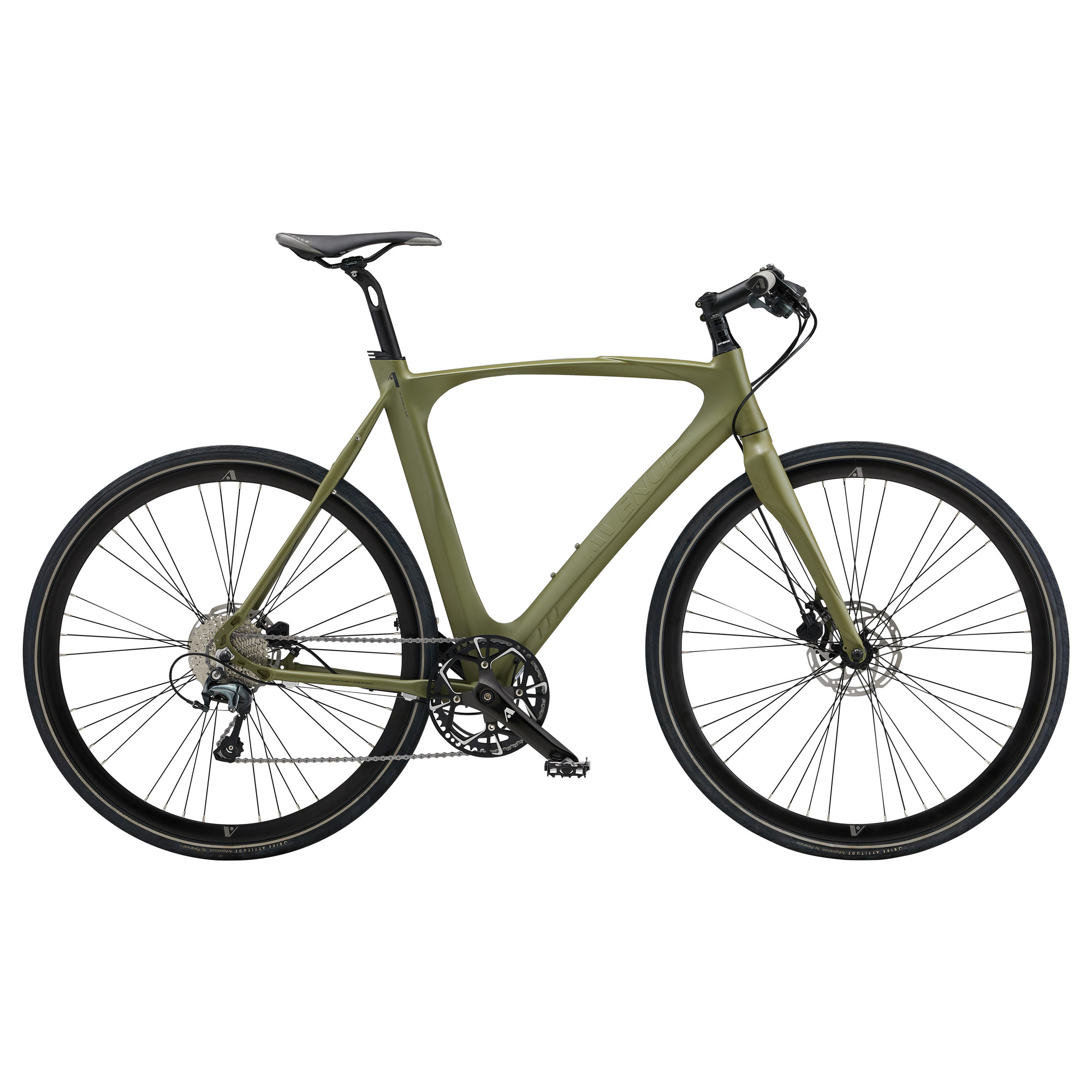 Avenue Airbase Herre 10 gear Tiagra mat grøn