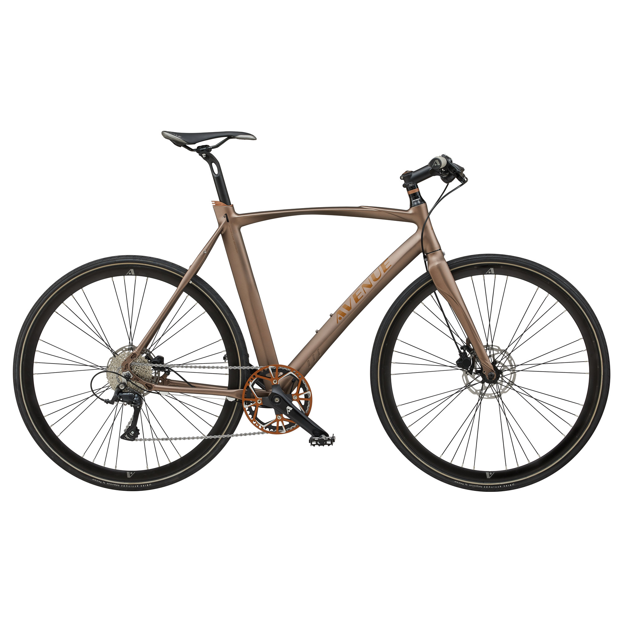 Avenue Airbase Spirit Herre 9 gear Sora mat mørk kobber