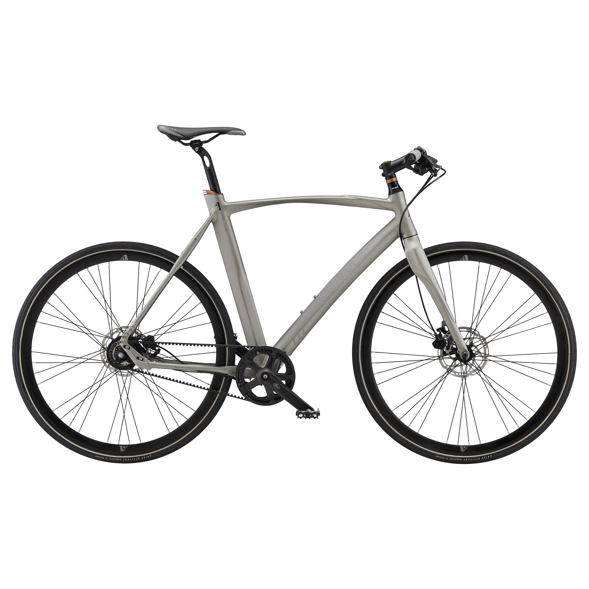 Avenue High Line Herre Belt 8 gear Nexus mat sølv